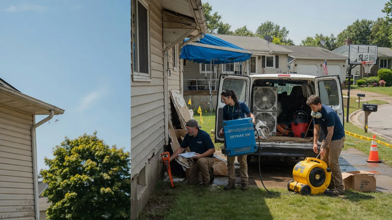Ceiling Leak Cleanup in Denmark, IA near me
